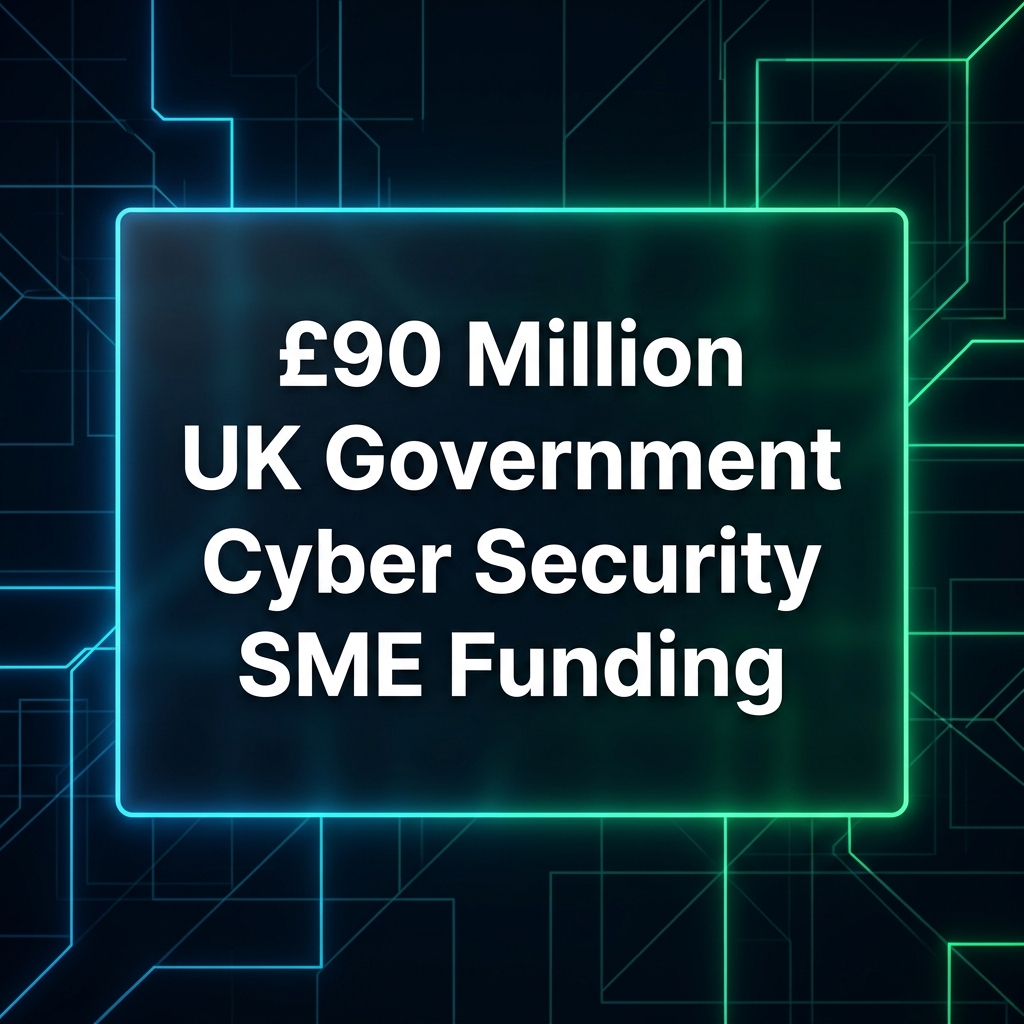 £90 Million UK Government Cyber Security SME Funding Infographic